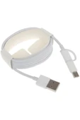 Mi 2'li Micro Usb Type-c Şarj Ve Data Kablosu thumbnail 2