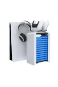 Tp5 1545 Ps5 Kulaklık Tutucu Oyun Haznesi Şarj Stand Kit thumbnail 1