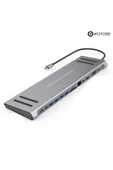 Pc Macbook 14'ü 1 Arada Type-c Multifonksiyonel Dönüştürücü Hub - 1