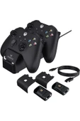 Xbox Serisi X / S Şarj Istasyonu Kontrol Cihazları Çift Kontrollü Şarj Yuvası Şarj Istasyonu thumbnail 4
