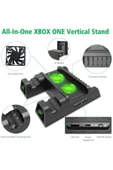 Xbox One Stand Fanlı Şarj Göstergeli Bataryalı Dock Xbox One X S thumbnail 2