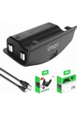 Xbox One/ S/ X/ Elite Kol Oyun Kumandası Için Şarj Edilebilir Pil Ve Usb Şarj Kablosu 3in1 - 1