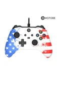 Xbox One Kablolu Turbo Fonksiyonlu Çift Titreşimli Oyun Kolu Joystick Gamepad - 1