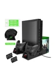 Microsoft Xbox One (s) (x) Fonksiyonel Stand + 2 Ad Batarya - 1