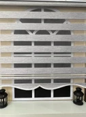StorBurada Bambu Gri Zebra Stor Perde Alüminyum Kasalı Z-STB400V04  Gri 170 x 200 - 2