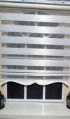 Zebra Stor Perde Alüminyum Beyaz  Etek Dilimli  Z-STB400V01  Beyaz 40 x 200 - 2