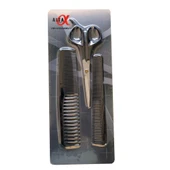 Alfa Set15 5Li Berber Seti Makas + Penuar + Ense Fırçası +2 Adet Tarak thumbnail 2