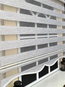 StorBurada Bambu Gri Zebra Stor Perde Alüminyum Kasalı Z-STB400V04  Gri 60 x 200 thumbnail 1