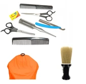 Alfa Set18 6Lı Berber Seti + Ense Fırçası + Penuar thumbnail 1