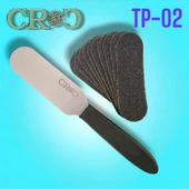 Croc Tp02 Yedekli Ayak Törpüsü Oval - Plastik Saplı Paslanmaz Çelik thumbnail 2