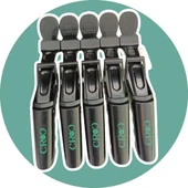 Croc 3210 Yarasa Saç Pensi 10lu Siyah thumbnail 2