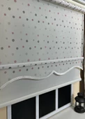Çift Mekanizmalı Puantiyeli Tül Perde ve Ekru Stor Perde STB49000 V 01  Beyaz 60 x 200 - 1