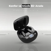 Moodix KI23J153 Bluetooth Kulakiçi Kulaklık Siyah LCD Ekranlı thumbnail 5