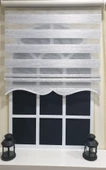 Zebra Stor Perde Siyah Çizgli Etek Dilimli STB851 V 01  Siyah 200 x 200 - 1