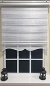Zebra Stor Perde Siyah Çizgli Etek Dilimli STB851 V 01  Siyah 50 x 200 - 3
