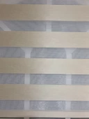 StorBurada Zebra Stor Perde Organze Bej Etek Dilimli STB905  Bej 200 x 200 - 4