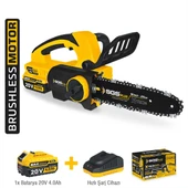 SGS 5320 AKÜLÜ AĞAÇ KESME SETİ 25 CM 1*4Ah KÖMÜRSÜZ MOTOR - 1
