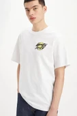 Erkek Beyaz T-shirt - A2082-0124 - 2