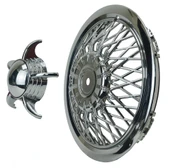 Jant Kapağı Kırılmaz Telli Ahtapot Fırfırlı 12" ABS Krom Paslanmaz 4'lü (TAKIM OLARAK) thumbnail 4