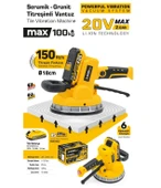 SGS 5415 AKÜLÜ SERAMİK-GRANİT TİTREŞİMLİ VANTUZ 20V 1*2.0 Ah thumbnail 4