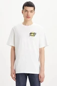 Erkek Beyaz T-shirt - A2082-0124 - 1
