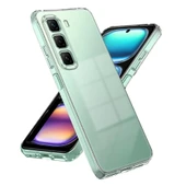 Gpack İnfinix Hot 50 Pro 4G uyumlu Kılıf Süper Silikon Kamera Korumalı Şeffaf thumbnail 2