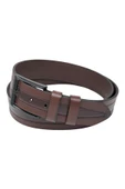 Kahverengi Hakiki Deri Ortası Dikişli Model 4.5 cm. Genişlikli Spor Kemer - 509-61 - 3