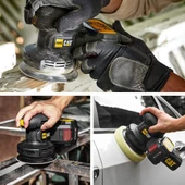 CAT DX42B 18Volt 125mm Profesyonel Devir Ayarlı Eksantrik Zımpara (Akü Dahil Değildir) thumbnail 5