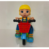 Stunt Bıcycle Sesli Ve Işıklı Bisikletli Bebek Oyuncak -YJ-3024 - 2