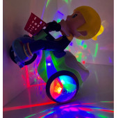 Stunt Bıcycle Sesli Ve Işıklı Bisikletli Bebek Oyuncak -YJ-3024 - 8