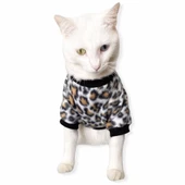 Leopar Softie Kedi Süeteri Kedi Kıyafeti - 3