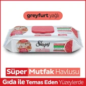 Sleepy Easy Clean Yüzey Temizlik Mutfak Havlusu-Mendili  50 Yaprak Greyfurt Yağlı (5Li Set) 250 Yprk - 3