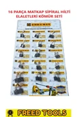 Matkap Sipiral Hilti El Aletleri Kömür Seti 16 Parça Matkap Kömürü Set Tamir Tadilat thumbnail 1