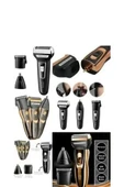 Turbo 3'lü Set Saç Sakal Kesme Traş Makinesi Burun Kılı Alma 3 in1 Pro Model Erkek Bakım - 2