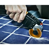 WORX WA4977 Çok Amaçlı Raspalama Makinası İçin 63mm 180˚ Beton, Fayans Derz Arası Universal Temizleme/Kesme Karbür Bıçağı - 9