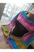 MAM Mevsimlik Kadife Bolero Handmade - 7