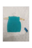 MAMSHOP ERKEK BEBEK YELEK MAVİ KADİFE - 2