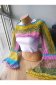 MAM Mevsimlik Kadife Bolero Handmade - 4