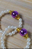 İnci Çocuk Bileklik Mor 10 Adet thumbnail 3