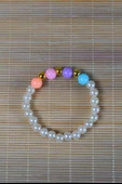 İnci Çocuk Bileklik Çok Renkli 10 Adet thumbnail 3