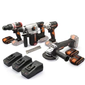 WORX WXKS5 WX354.9 + WX272.9 + WX380.9 + WX812.9 + WA3601 20V/2Ah Pro Kombo Set thumbnail 1