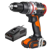 WORX WX354.9C 20Volt/2.0Ah Li-ion Tek Akülü Kömürsüz Profesyonel Darbeli Şarjlı Matkap thumbnail 2