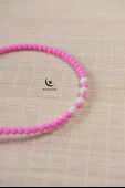 Kız Çocuk Renkli Boncuklu Taç Pembe 10 Adet - 2