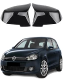 Volkswagen Golf 6 09-13 Araca Özel Batman Yarasa Ayna Kapağı Pianoblack - 1