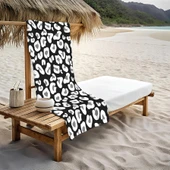 Dekoratif Modern Desenli Plaj Deniz Havlusu Peştamal 80x160 CM PİKA26 RENKLİ 80 X 160 - 1