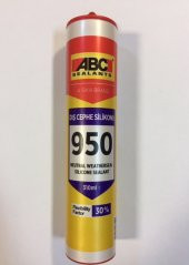 SIKA ABC 950 NÖTR DIŞ CEPHE SİLİKONU ŞEFFAF 310 ML - 1