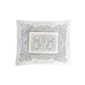 Epoksi Silikon Kalıp Fotoğraf Çerçevesi Yapraklı  9.5X11 CM thumbnail 1