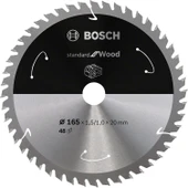 BOSCH 165 x 1,5 x 20 mm 48 Diş Ahşap Elmas Daire Testere Bıçağı - 5