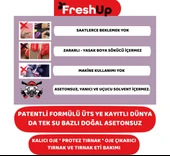 FRESH UP ASETONSUZ, DOĞAL, KALICI OJE, PROTEZ TIRNAK ÇIKARICI JEL, ÇİLEK - 5
