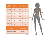 Lucky Life Kadın Kısa Kollu V Yakalı Ithal Krep Elbise thumbnail 4